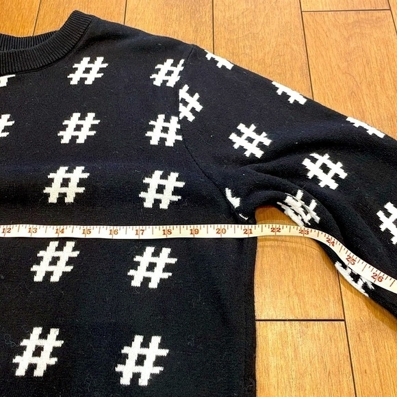 Men's Crew neck black hashtag #paid sweater Medium - Picture 5 of 6